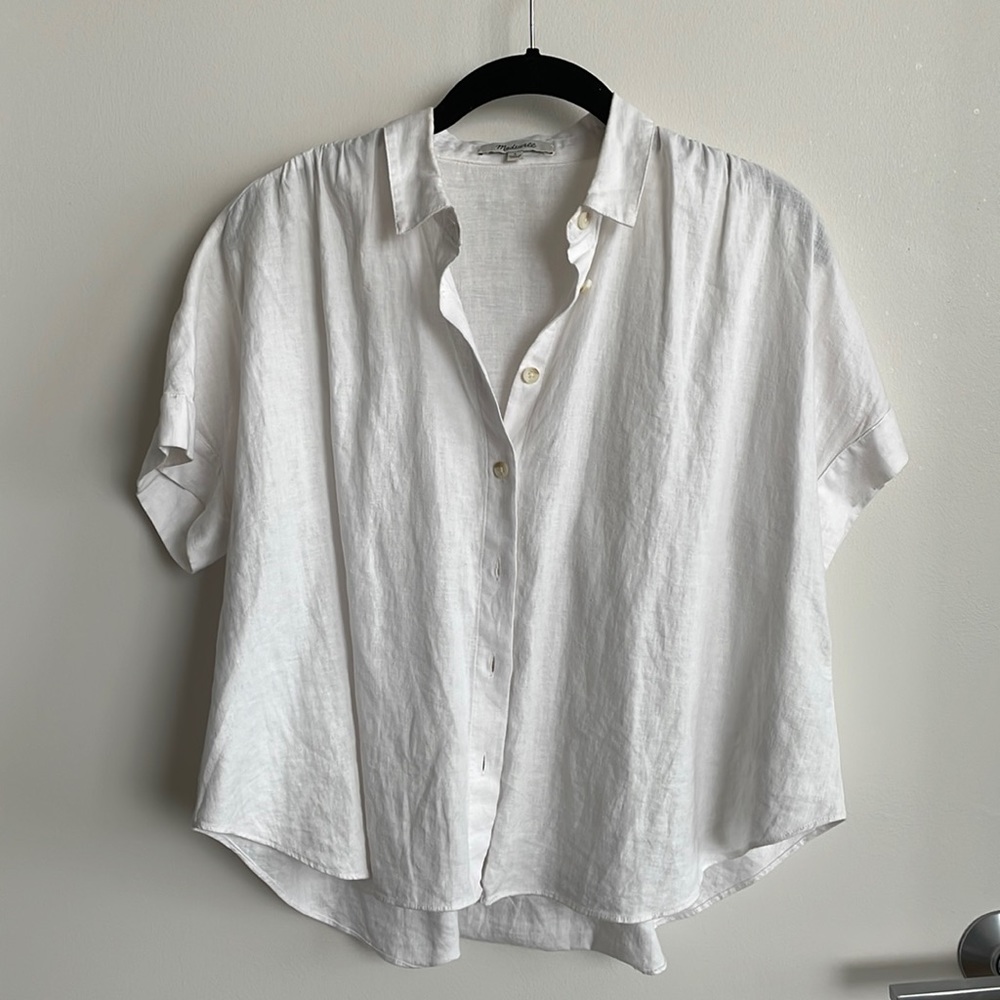 Madewell Linen Button Up - Women’s Size S